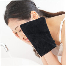 3er-Pack Kosmetikhandschuhe aus Mikrofaser-Polyester für sanfte Gesichtsreinigung und Peeling – ideal für unterwegs