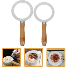 Wiederverwendbare Edelstahl-Tassenschutzhüllen für Tea Brulee (2er-Set) mit Holzgriff