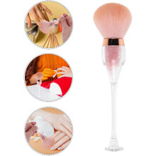 Stück Nagelstaubpinsel mit weichen Borsten für Maniküre und Nagelkunst, ergonomisches Design