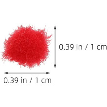 3000 db puha, színes pompon kézműveskedéshez, gyerekeknek, barkács puffgolyók, művészeti és kézműves kellékek, 10 mm-es bolyhos