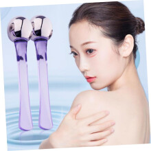 3-delige set oogcrème- en gezichtscrème-applicator van zinklegering, inclusief oogmassagetools.