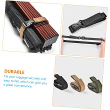 3 Stück Outdoor-Nylon-Bündelgurte mit Schnalle zur Aufbewahrung von Picknickdecken und Pavillons