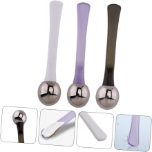 3pcs Zinc Alloy Eye Cream Spoon and Facial Cream Application Set Eye Massage Tools