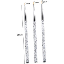 3pcs Nail Art Brush Set Bristles for Fine Detailing for Marbling and Painting Professional Nail Tools