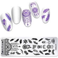 3-teiliges Festival-Nagelkunst-Stempelplatten-Set, Nagelmaniküre-Schablonen, DIY-Dekorationsschablonen für Salon und Zuhause