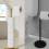 Fritstående toiletpapirholder – 304 rustfrit stål, 5