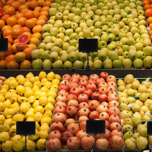 Stück beschreibbare A6-Tafel-Preisschildclips für Supermarkt-Etikettenhalter für Obst und Gemüse