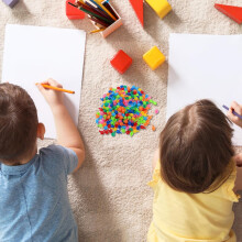 592pcs Motor fino das unhas do cogumelo, 2 conjuntos (296 grandes + 296 pequenos pingos) Puzzle de quebra-cabeça do painel educativo