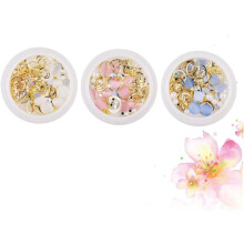 3pcs Opal Nail Art Decoration Creative Nail Decal Tool Shiny Decoration for Art Women Girls