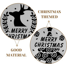 32-delige kerststencilset met spuitverf, schilderstencils voor wanddecoratie, decoratief schilderen en doe-het-zelfprojecten.