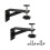 2Pcs Undermount Sink Bracket Mounting Hardware with Rust 1