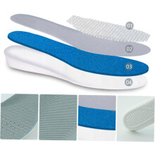 3er-Pack atmungsaktive EVA-Schuheinlegesohlen für Sportschuhe, unsichtbare Schuherhöhungen und Zubehör