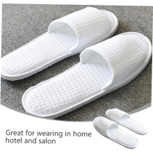 3 paar draagbare slippers, antislip, verdikte wegwerpschoenen voor gebruik binnenshuis in hotels, schoonheidssalons