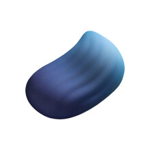 Ergonomische vorm siliconen polssteun muismat-maanlichtBlauw