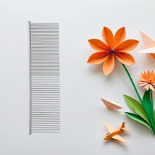 3-teiliges Quilling-Werkzeugset aus Edelstahl mit Kamm für Origami-Papierbastelarbeiten, Quilling-Set-Zubehör, DIY-Bastelbedarf
