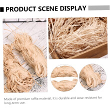 Bouquets de raphia naturel pour le remplissage de boîtes de mariage, remplissage décoratif pour boîtes de bonbons