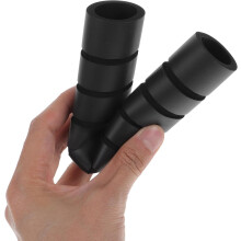3pcs Non-Slip Horizontal Bar Grip Sleeves with Detachable Black Foam Pads