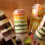 Rainbow Push kageholdere plastik med låg 10 stk. 4