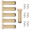Furniture Feet Modern Styles Bed Leg Elevators For Stable-Gold 1