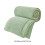 Melkfluwelen lamswollen deken, queensize, groen 3