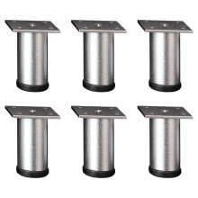 Telescopic Adjustable Bed Beam Support Foot Reinforced-Silver