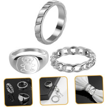 Bärenringe für Damen, stapelbare Statement-Ringe für Teenager, modisches Accessoire