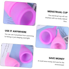 6 szt. 30 ml silikonowych kubeczków menstruacyjnych dla kobiet i dziewcząt, szczelne, miękkie, odporne na wysoką temperaturę