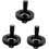 3pcs Milling Machine Hand Wheel Practical Revolving Handle Wheel 5