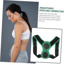 3-teiliger verstellbarer Haltungskorrektor für Damen und Herren, oberer Rückenstützgürtel zur Korrektur der Rückenhaltung