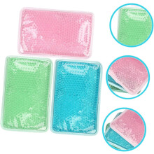 3pcs Reusable Gel Ice Packs and Hot Compress Packs with Straps Dual-side Cold and Hot Therapy Gel Set