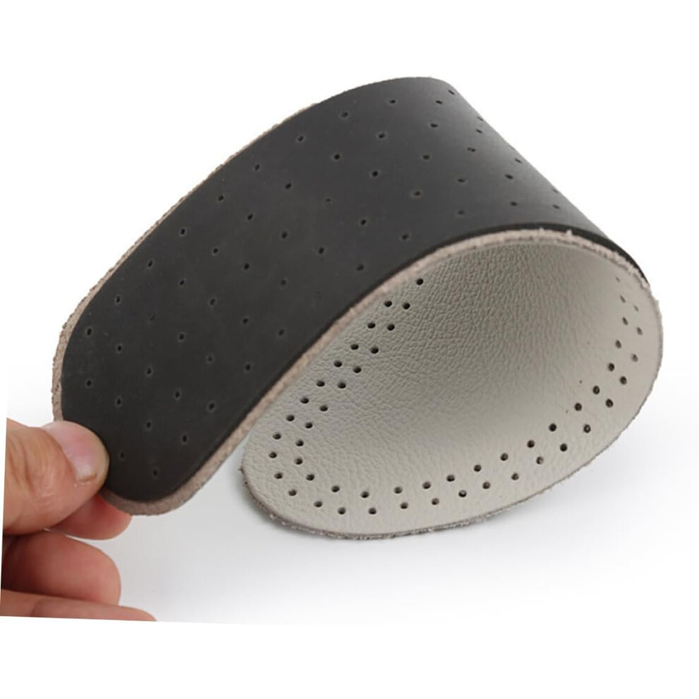 Hkhbjs 3Pairs Breathable Leather Insoles For Shoes Damping Shoe Pads Sweat Absorption And Odor-Resistant Features