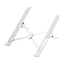 Ergonomische laptop-notebookverhogers met verbeterde-Zilver
