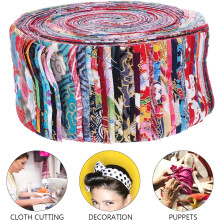 36 Baumwollstoffstreifen für DIY-Patchwork-Projekte, langes Nähstoff-Bundle (6,25 x 100 cm).
