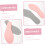 3pairs Breathable Shoe Insoles Replaceable Shoe Pads Thin Insoles 4