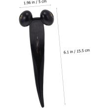 Lot de 3 rouleaux de massage multifonctions Ă corne pour le corps