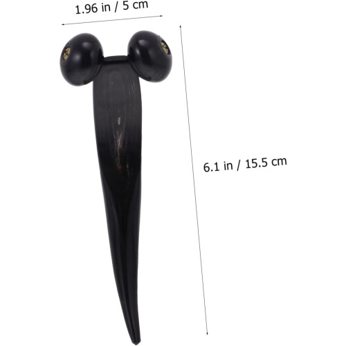 Lot de 3 rouleaux de massage multifonctions à corne pour le corps