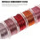 36-Color Metallic Embroidery Thread Set, Gold and Silver Sewing Threads 7