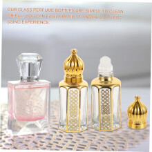 3er-Set Glas-Tropffläschchen für ätherische Öle, leere Parfümflaschen, ideal für Reisen und Zuhause