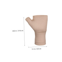 Paar atmungsaktive, fingerlose Handschuhe für Sport, lindern Arthritisschmerzen, halten warm, Kompression, Winter