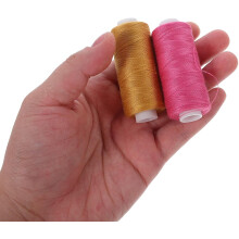 36 Stück Nähgarn aus Polyester für Handnähte, Stickgarn, Spulengarn, DIY-Bastelzubehör