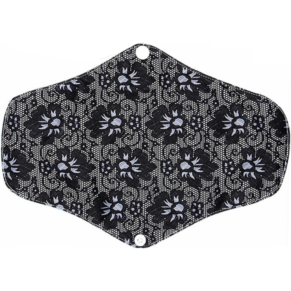 Hkhbjs 3Pcs Washable Bamboo Charcoal Sanitary Napkins Breathable Cloth