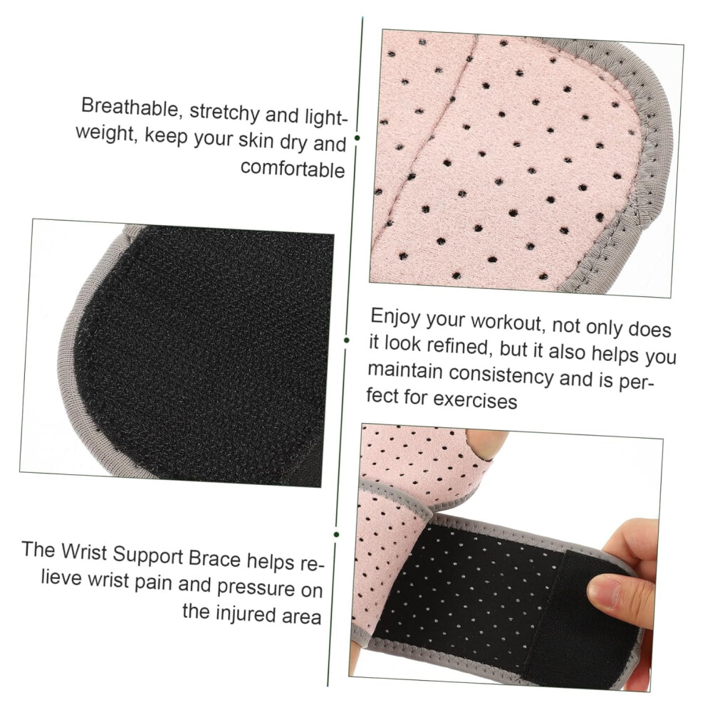 Hkhbjs 3Pairs Wrist Support Brace Comfortable Protection For Volleyball Sports Women