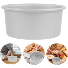 Cake Pans with Smooth 6-inch 3pcs Made of Aluminium Alloy Round Non-Stick and Reusable Baking Tins