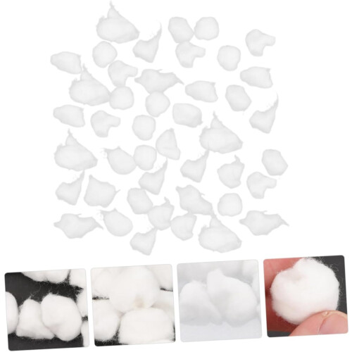 Beutel multifunktionale weiße Wattebäusche für Nagellackentferner, schnelle Absorption, 2