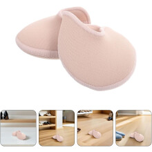 Knitted Ballet Toes Pads Half Insoles 3 Pairs Ballet Foot Covers Soft Forefoot Cushion Anti-Slip Protector