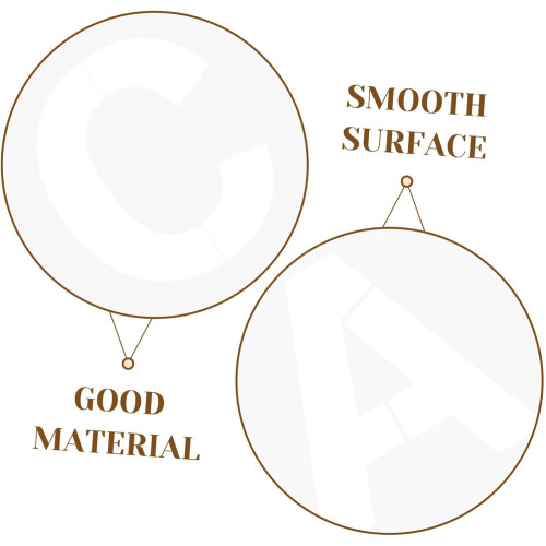 36pcs 4 polegadas de plástico reutilizável carta Stencils Set para pintura e artesanato de bricolagem 2