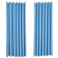 Cortinas blackout azuis para casa, 213 x 132 cm, 2 peças.