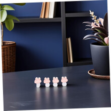 Lot de 3 séparateurs d'orteils souples en silicone pour pédicure, avec motifs lapin, tournesol et étoile. Écarteurs flexibles pour nail art.