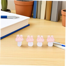 3 Sets weiche Silikon-Zehenspreizer für die Pediküre mit Hasen-, Sonnenblumen- und Sternmuster, flexible Zehenspreizer für Nagelkunst