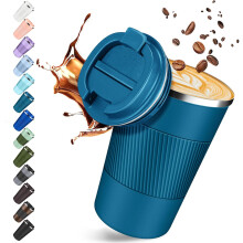 Caneca térmica de viagem em aço inoxidável, 350ml e 500ml